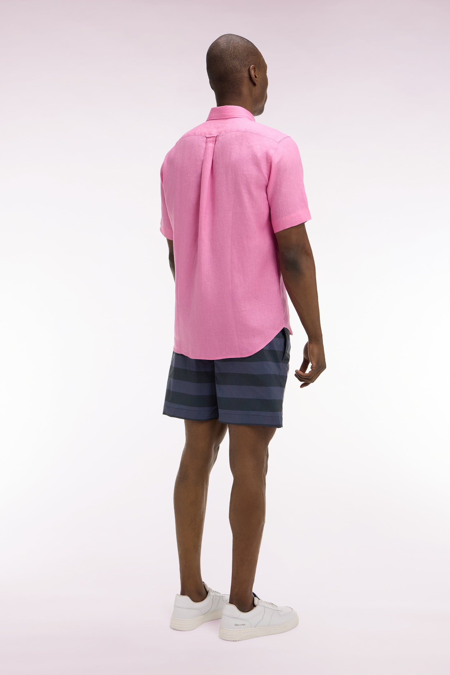 Maillot de bain à rayures marine