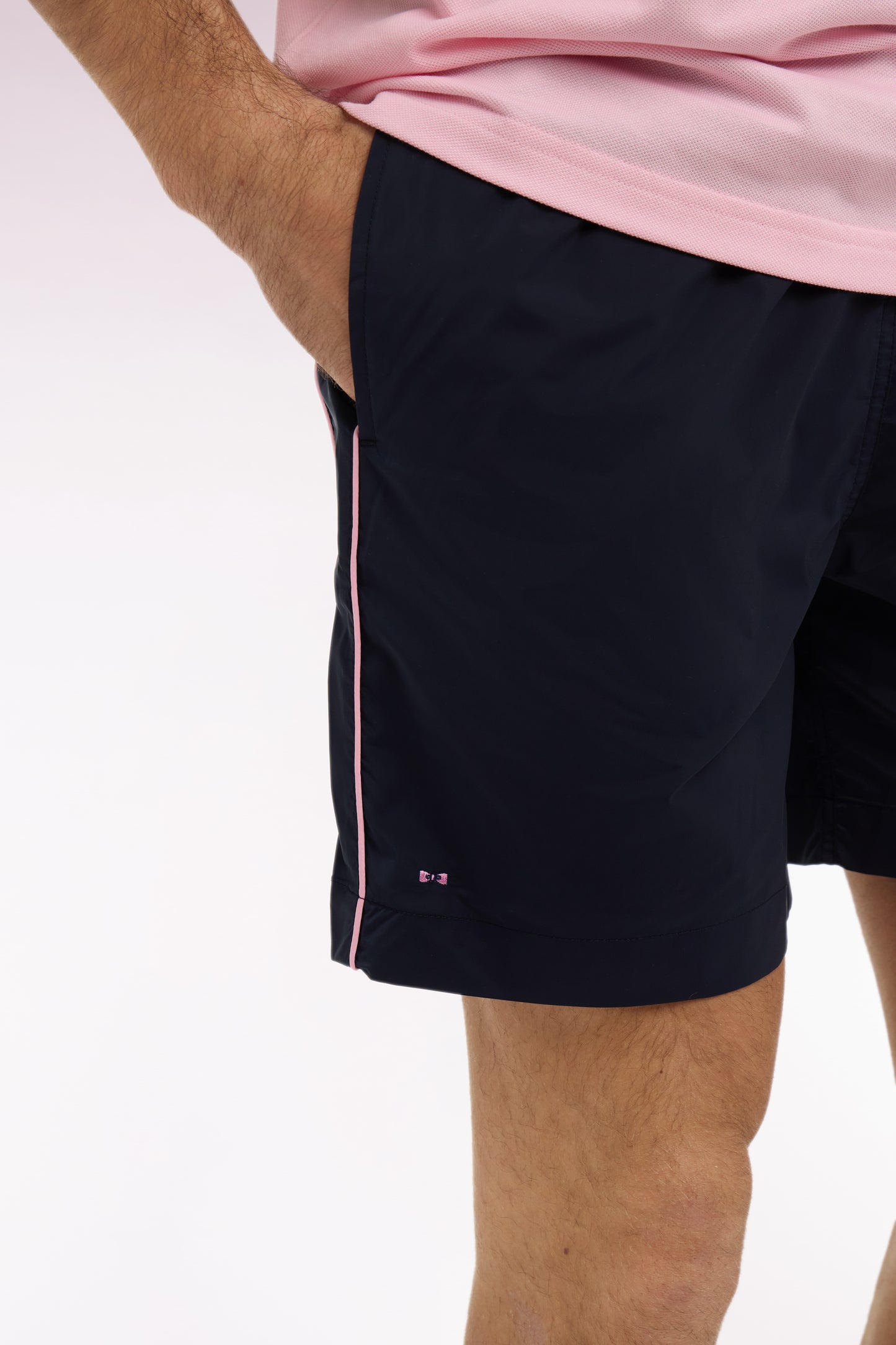 Maillot de bain bicolore marine