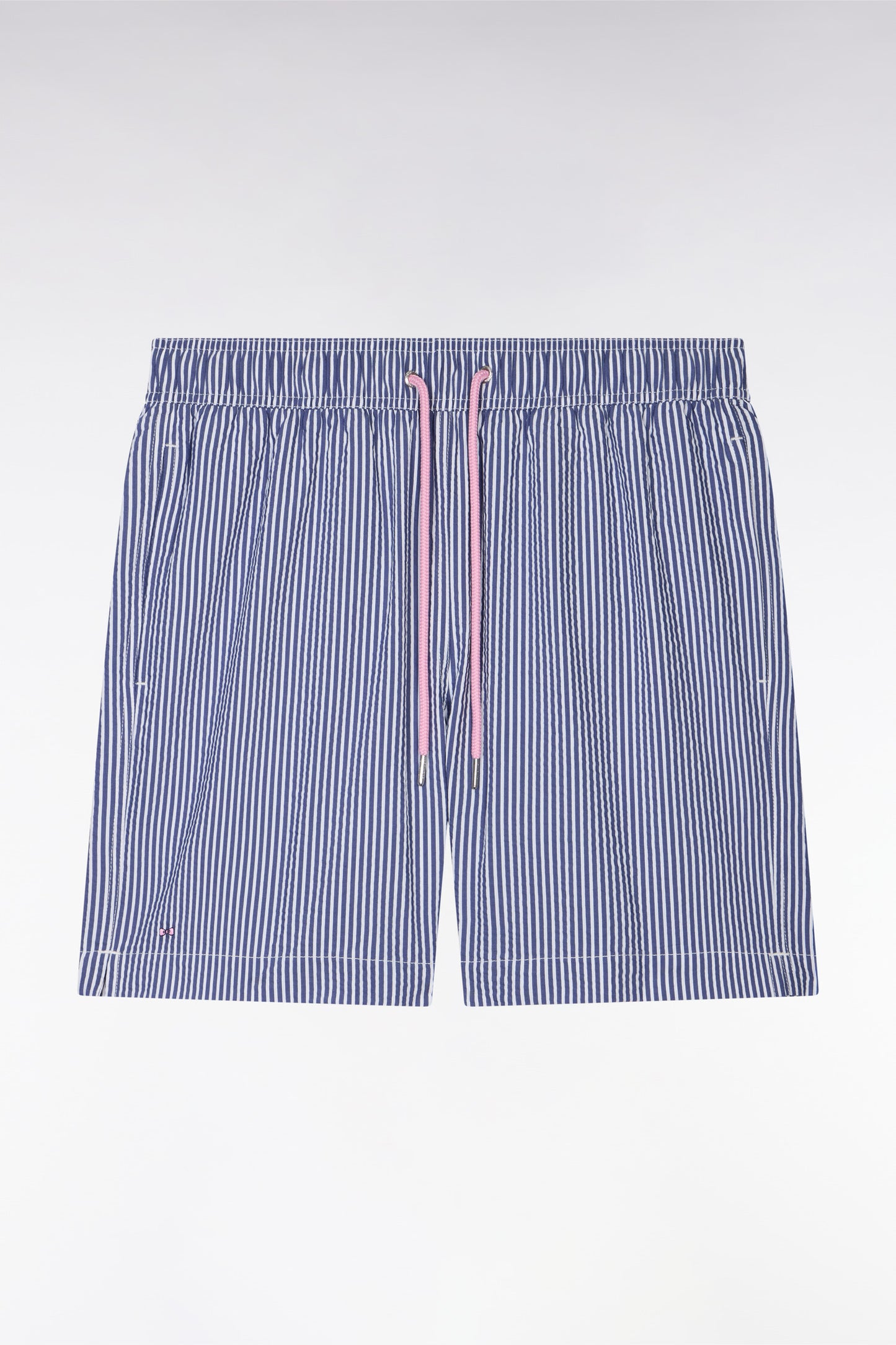 Maillot de bain en coton mélangé marine