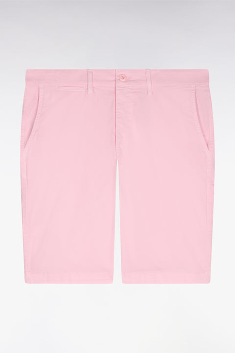 Bermuda chino en gabardine stretch rose - Image 2