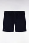 Short en popeline de coton marine