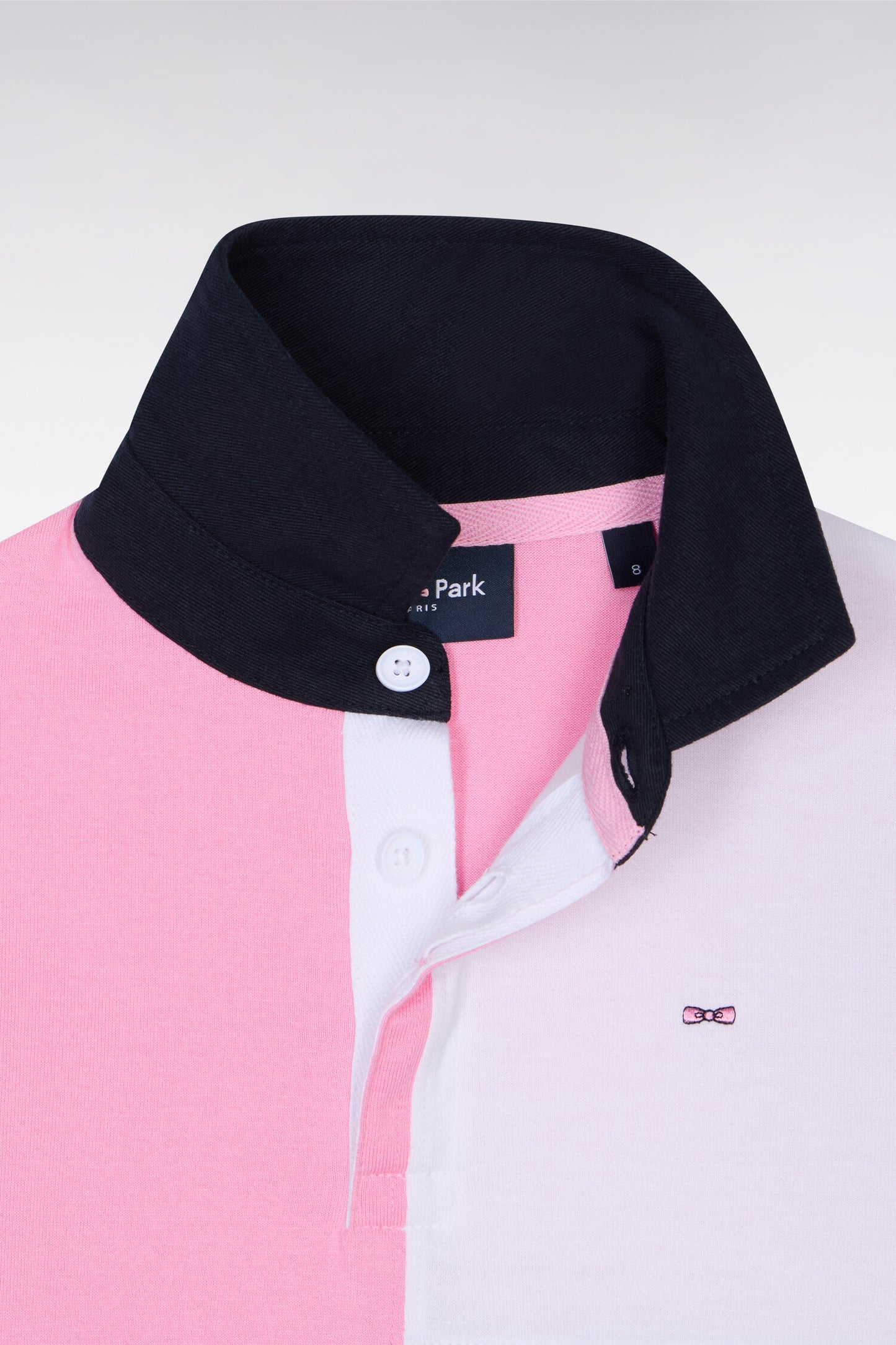 Colorblock Pima Cotton Long Sleeve Rugby Jersey