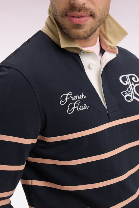 Maillot à manches longues marine - Image 2