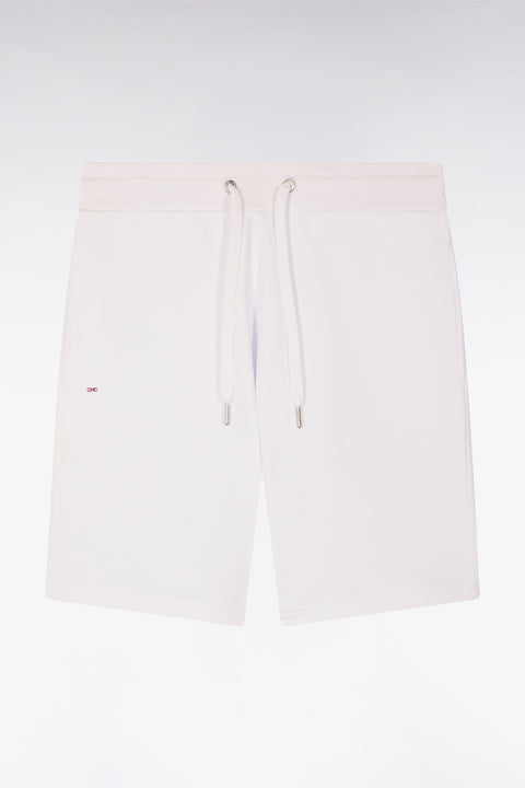 Short en molleton coton blanc - Image 2