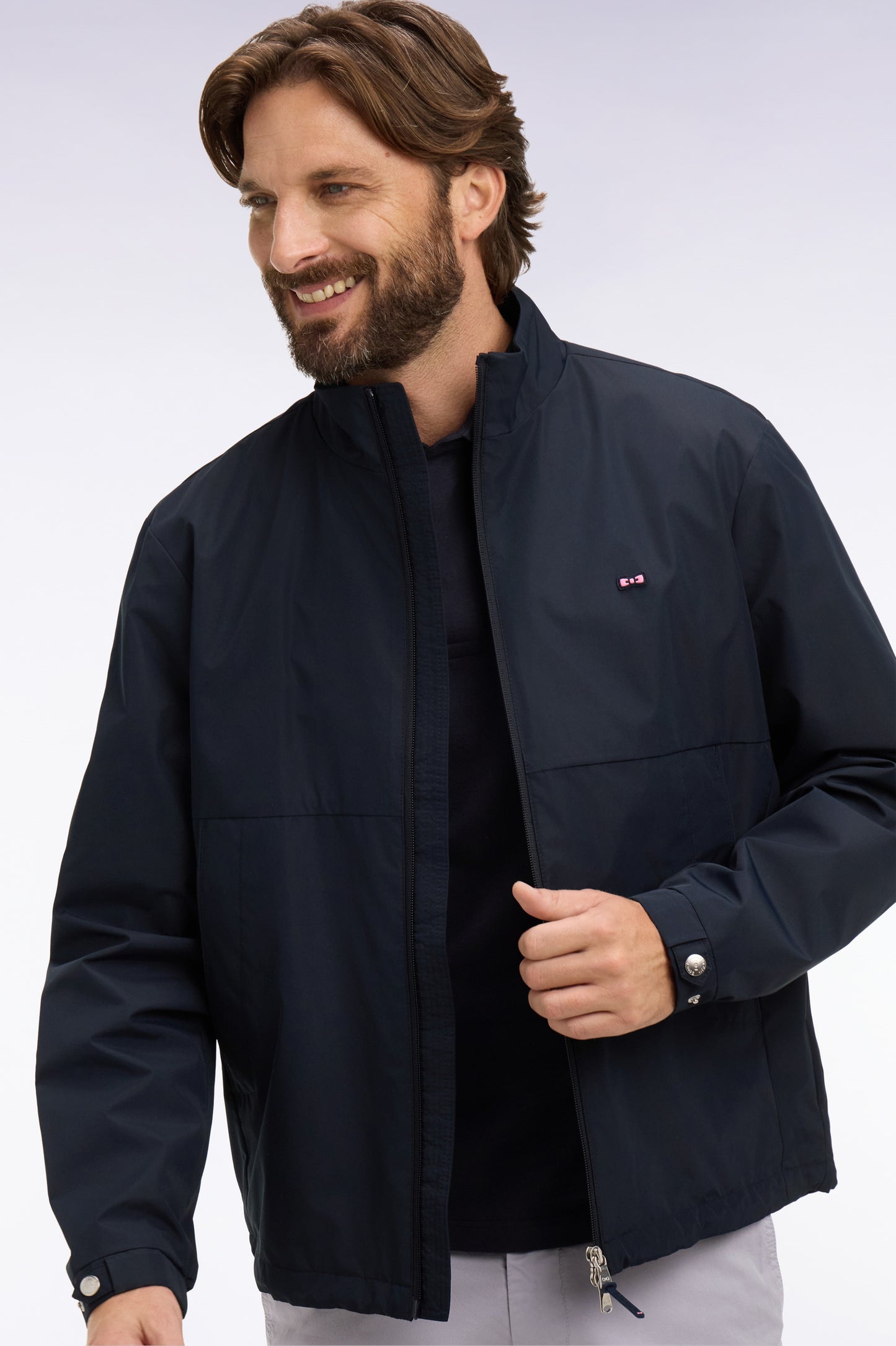 Coupe-vent en nylon marine