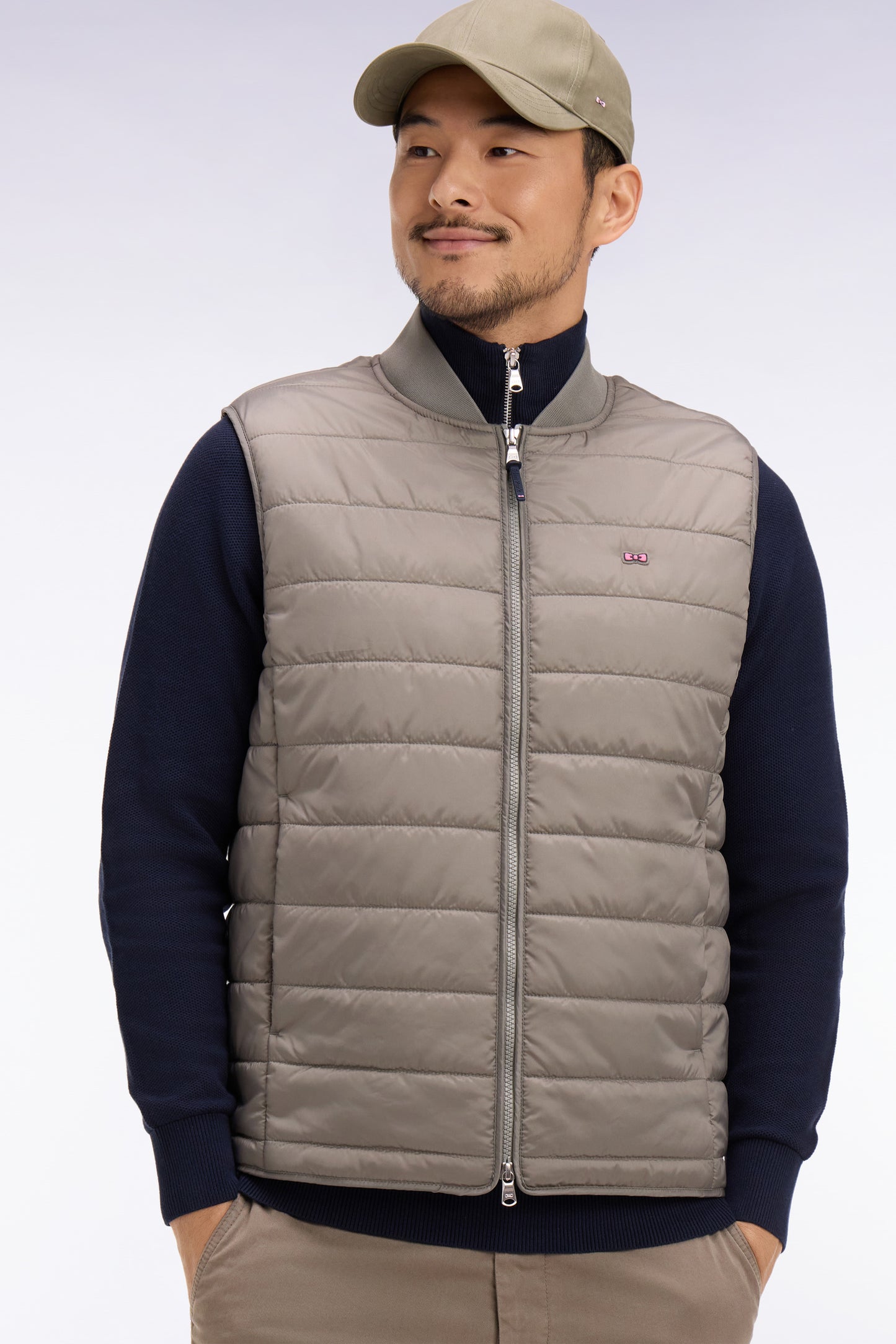 Doudoune sans manches kaki