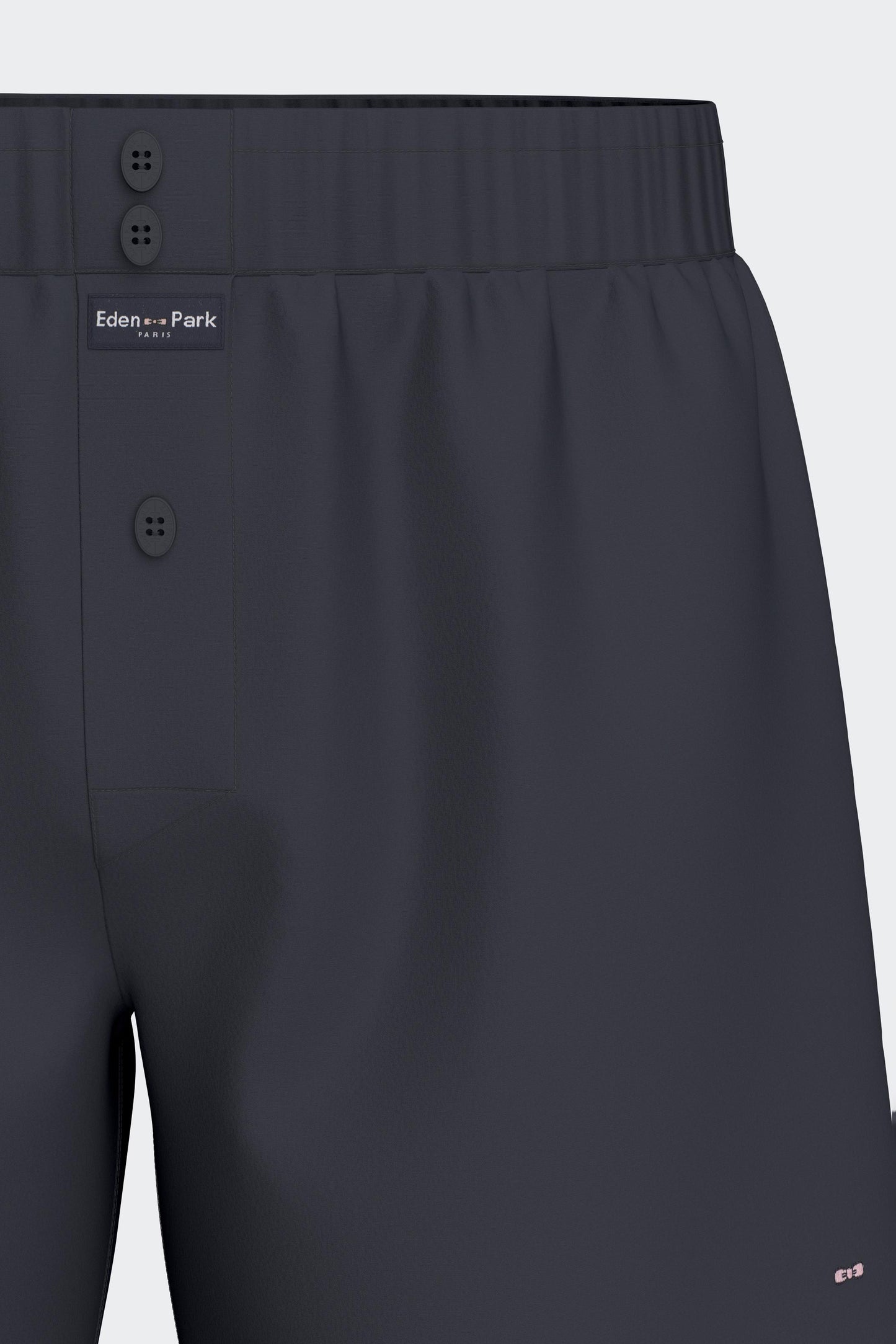 Caleçon en popeline de coton marine