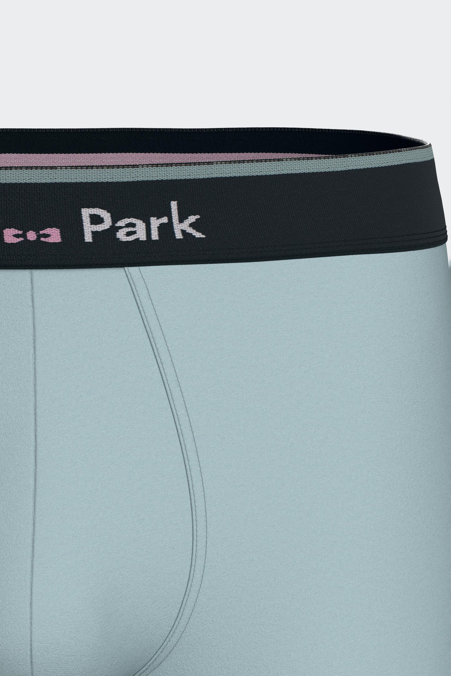 Boxer en jersey de coton stretch vert d'eau