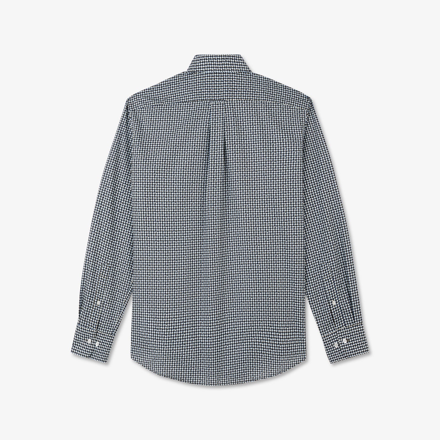 Khaki Pima cotton blouse with exclusive print