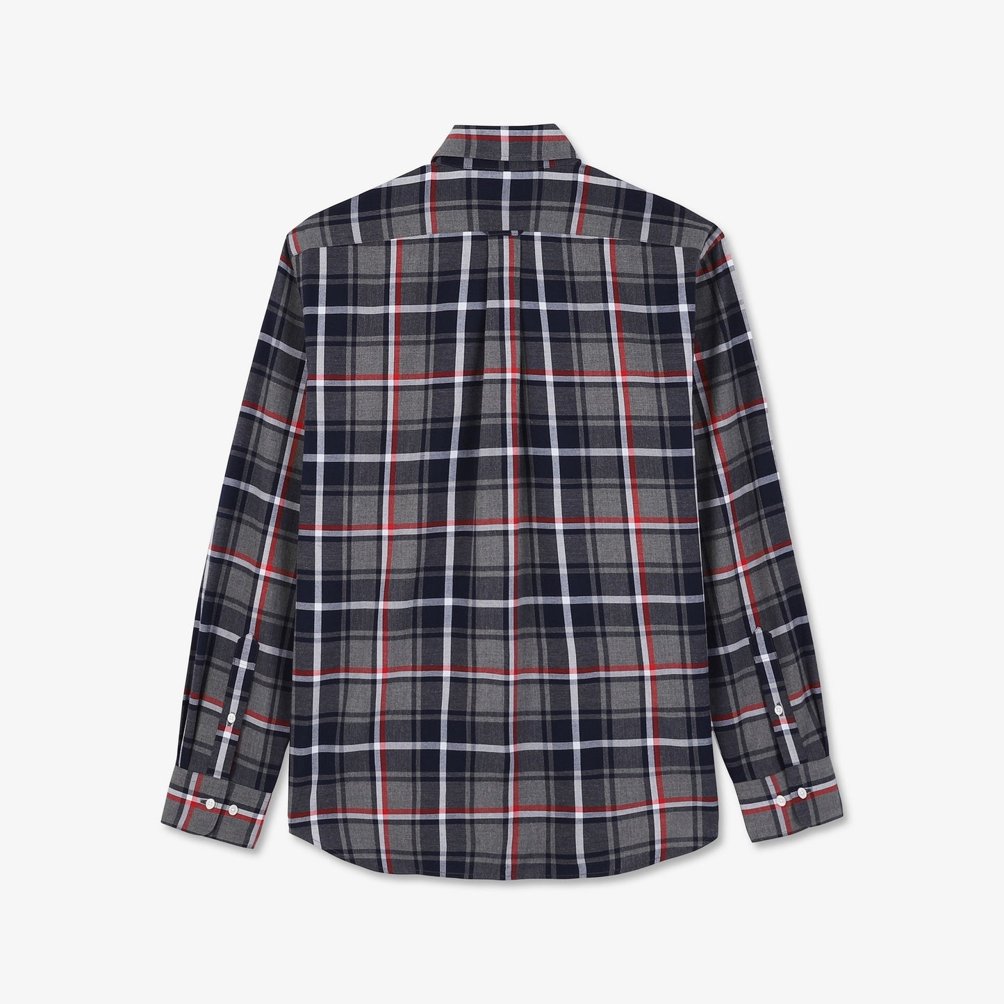 Chemise rouge à motif carreaux
