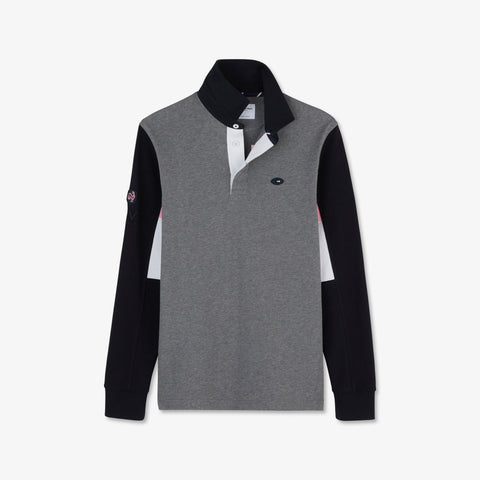 Maillot gris colorblock manches longues - Image 2