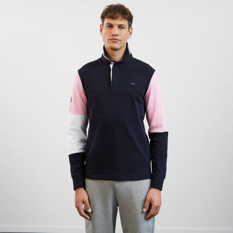 Maillot rose colorblock XV de France manches longues - Image 3