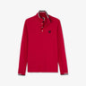 Polo rose manches longues