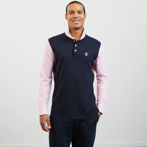 Polo colorblock manches longues - Image 3