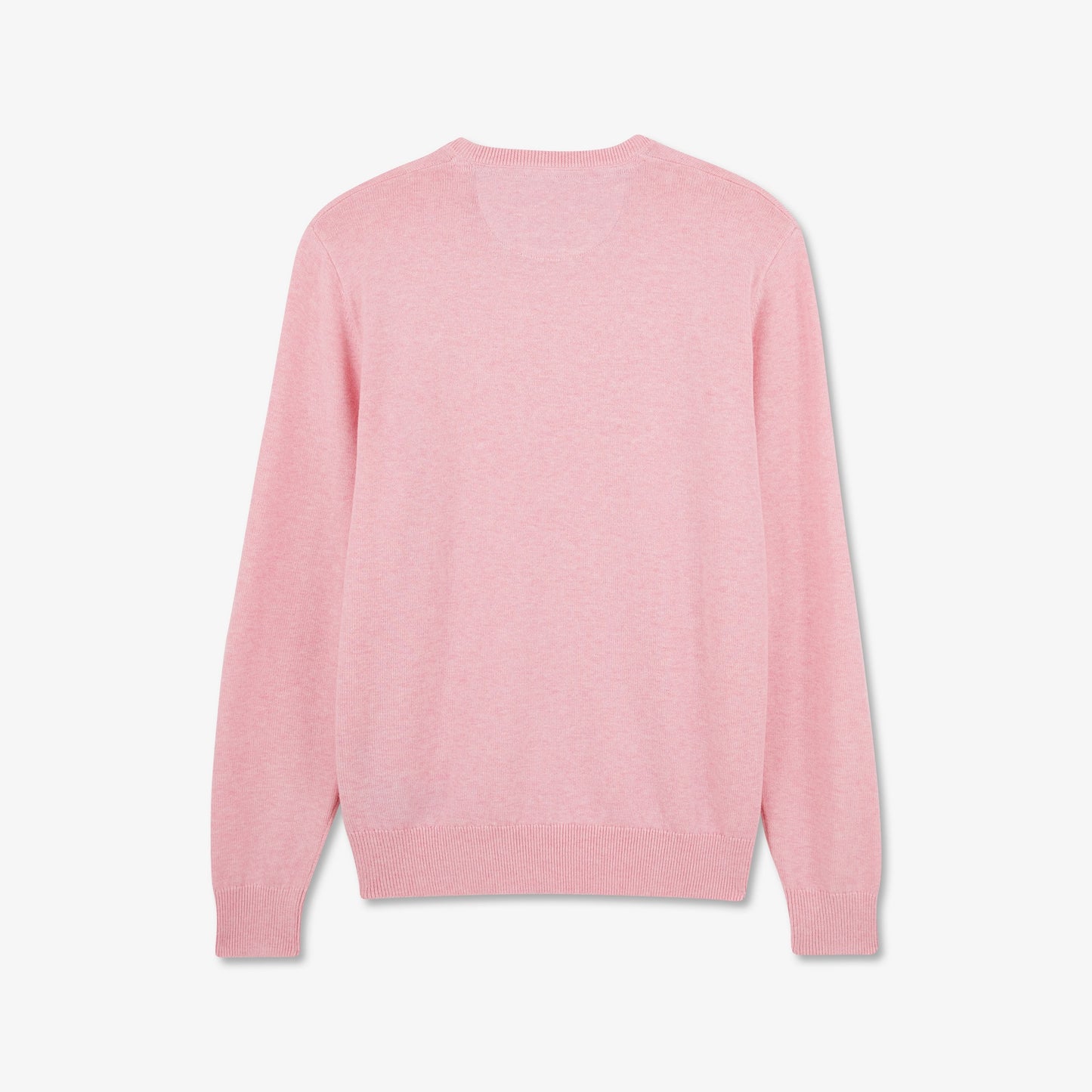 Pull rose clair en laine mélangée
