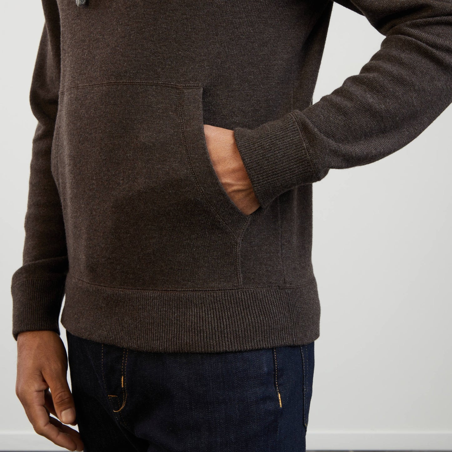 Brown hoodie