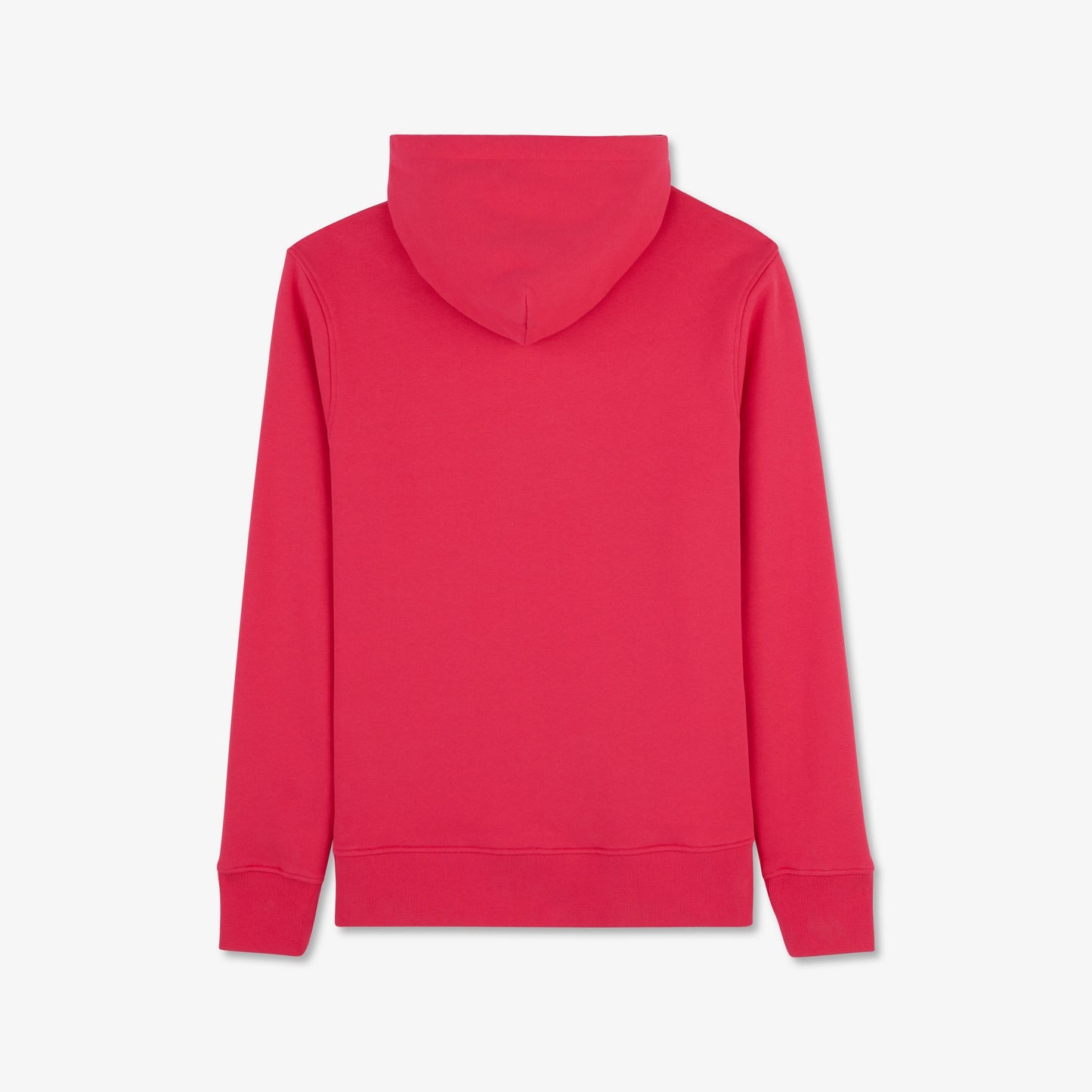 Sweat rose uni à capuche