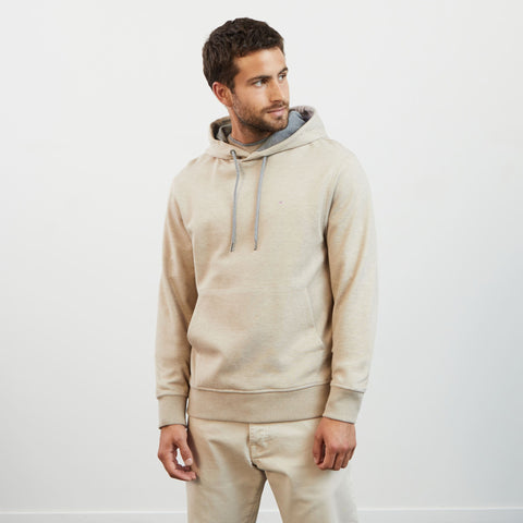 Sweat beige à capuche - Image 3