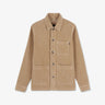 Beige corduroy overshirt