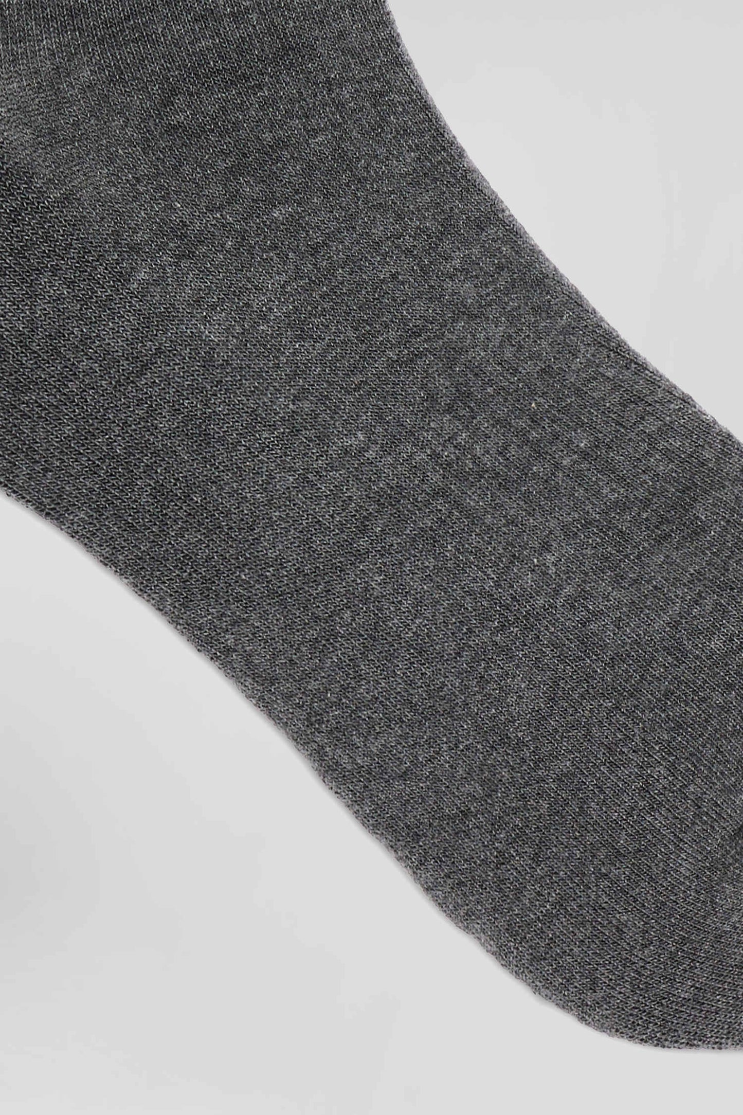 Chaussettes en coton stretch gris anthracite Eden Park - Image 3