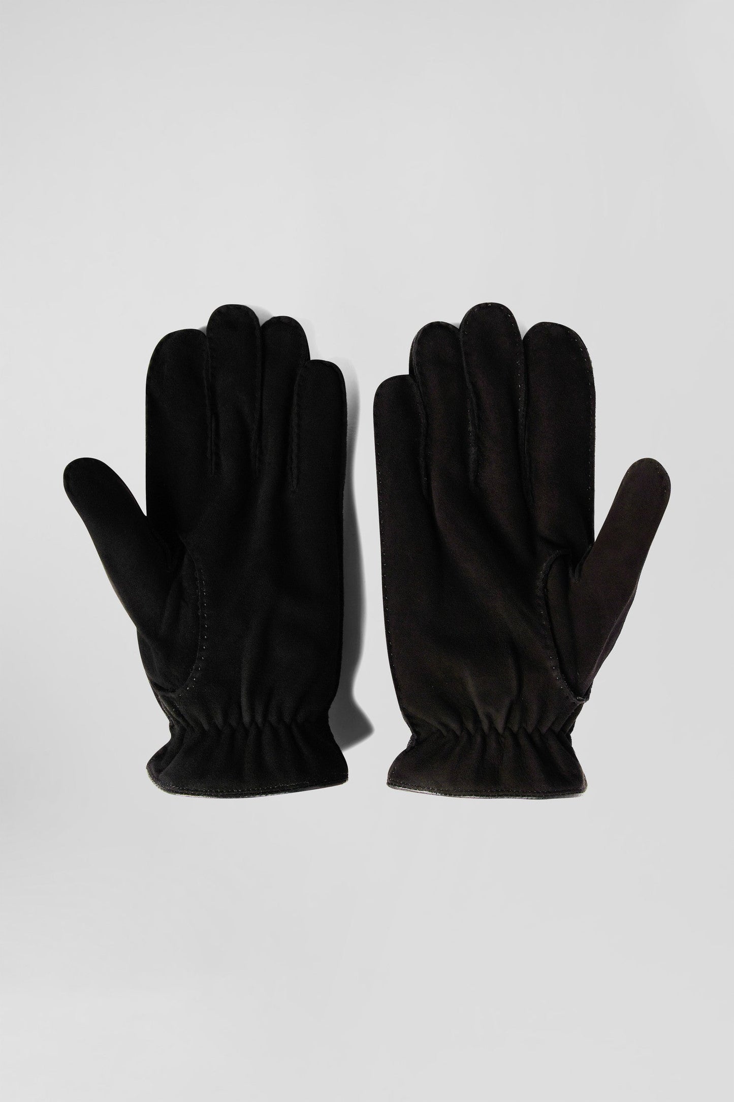 Paire de gants en cuir noir - Image 3