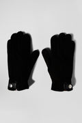 Paire de gants en cuir noir