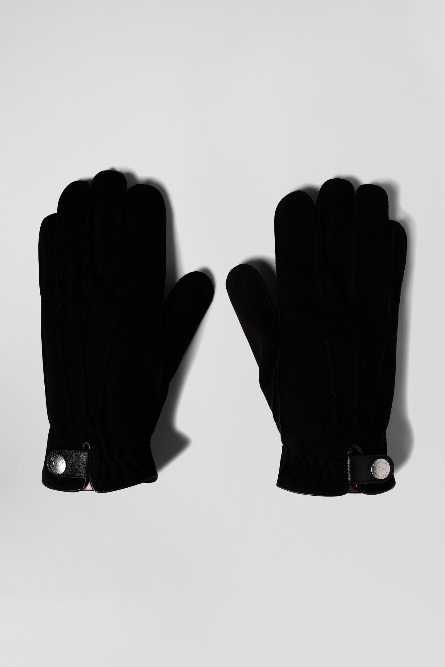 Paire de gants en cuir noir - Image 1