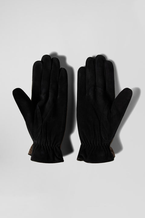 Paire de gants homme en cuir marron - Image 2