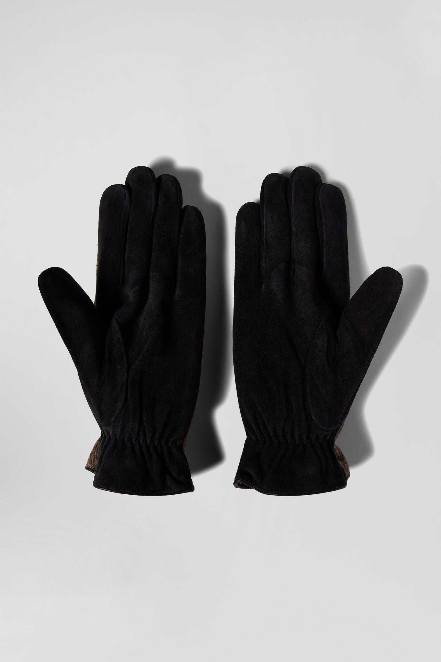 Paire de gants homme en cuir marron - Image 2