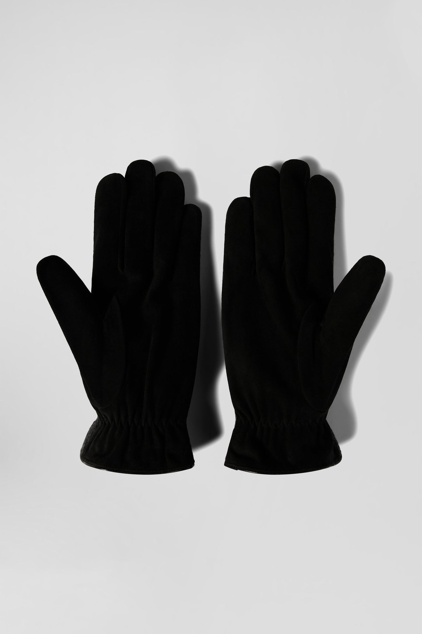 Paire de gants homme en cuir noir - Image 3