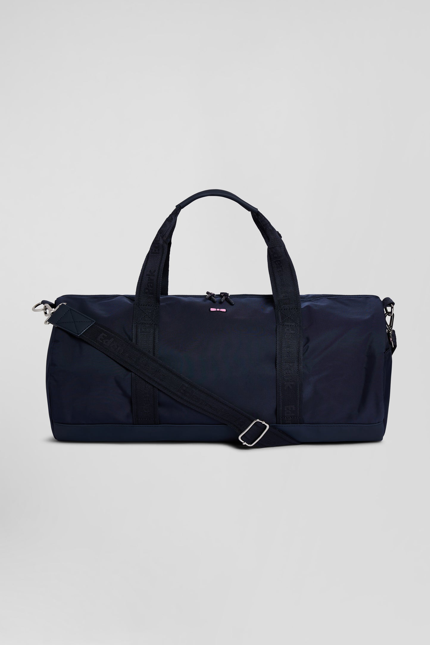 Navy blue sports duffle bag