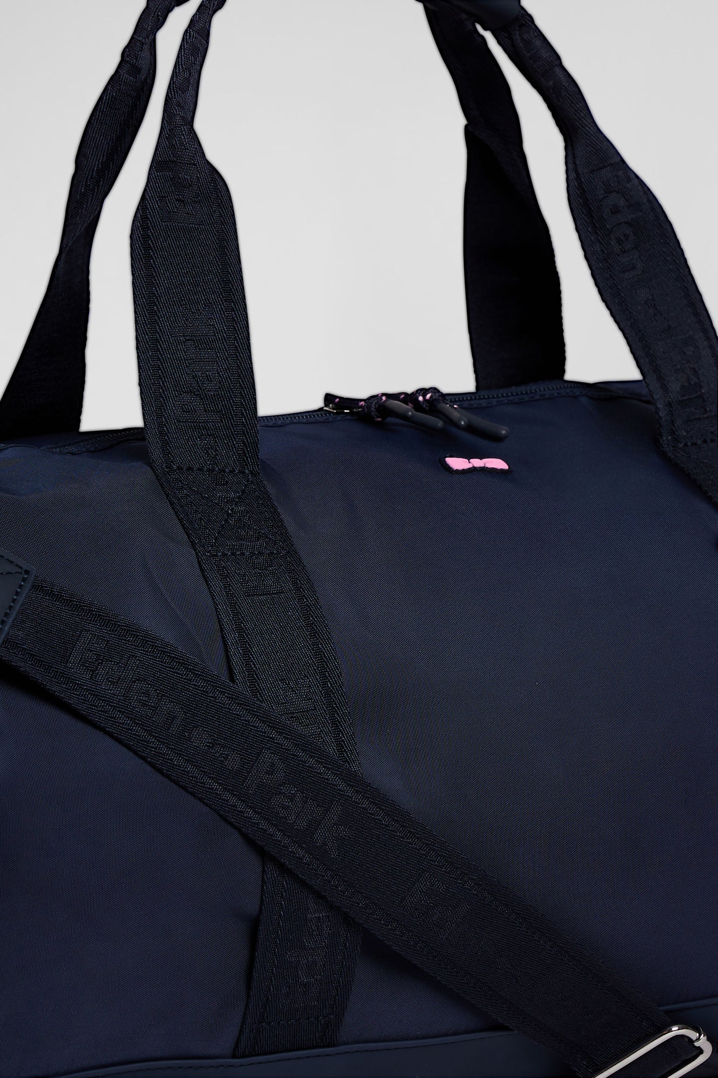 Navy blue sports duffle bag