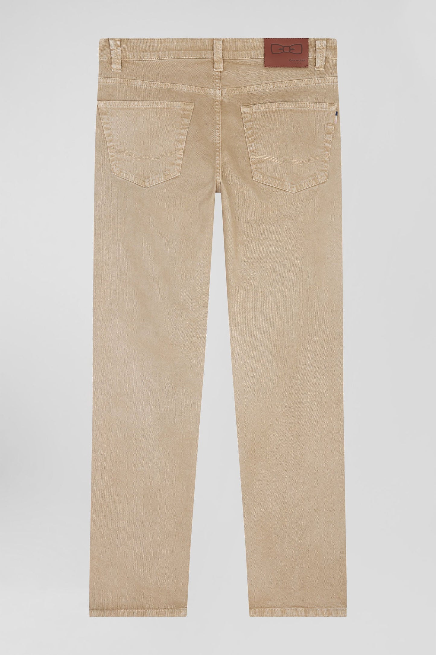 Pantalon 5 poches en coton stretch chanvre coupe Regular - Image 4