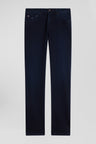 Jean en coton denim stretch bleu marine coupe Slim