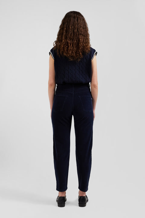 Jean 5 poches en coton stretch bleu marine coupe Comfort - Image 3