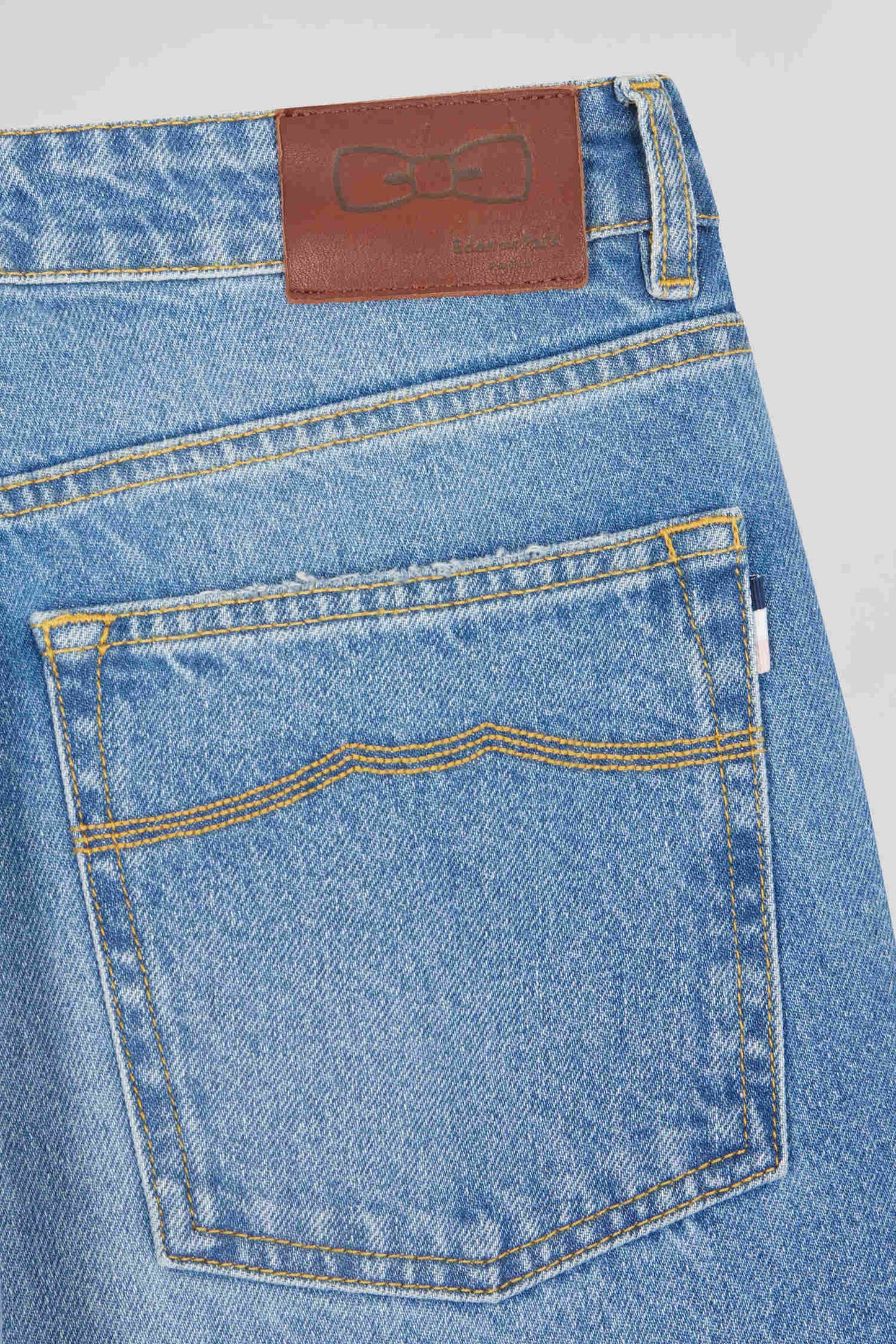 Relaxed blue cotton jeans