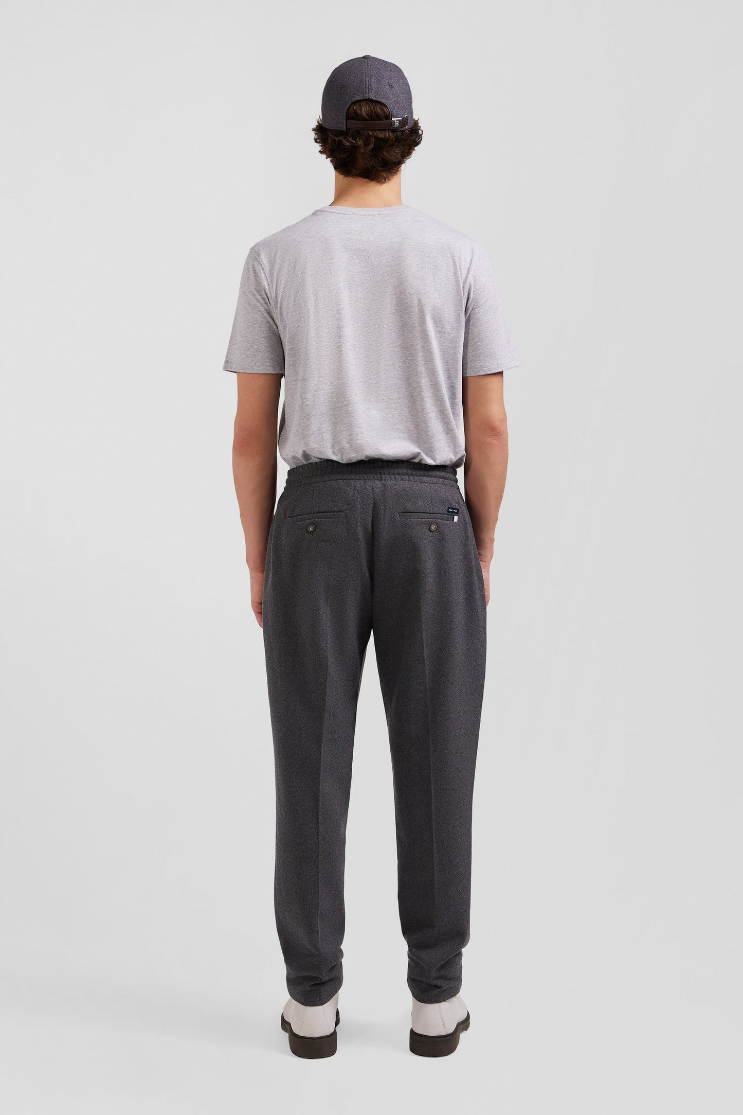 Pantalon gris taille élastiquée coupe Modern - Image 6