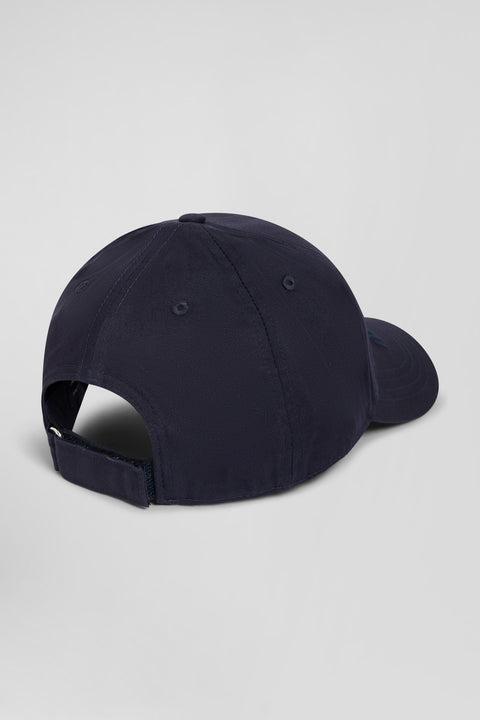 Navy blue cotton cap with bow tie - Image 2
