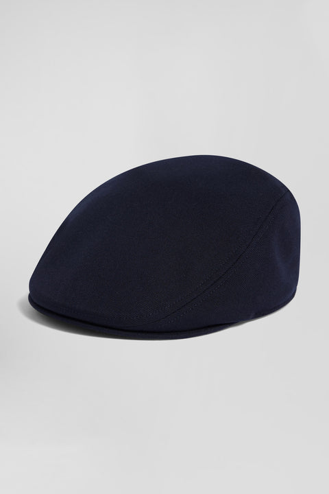 Navy blue beret cap - Image 1