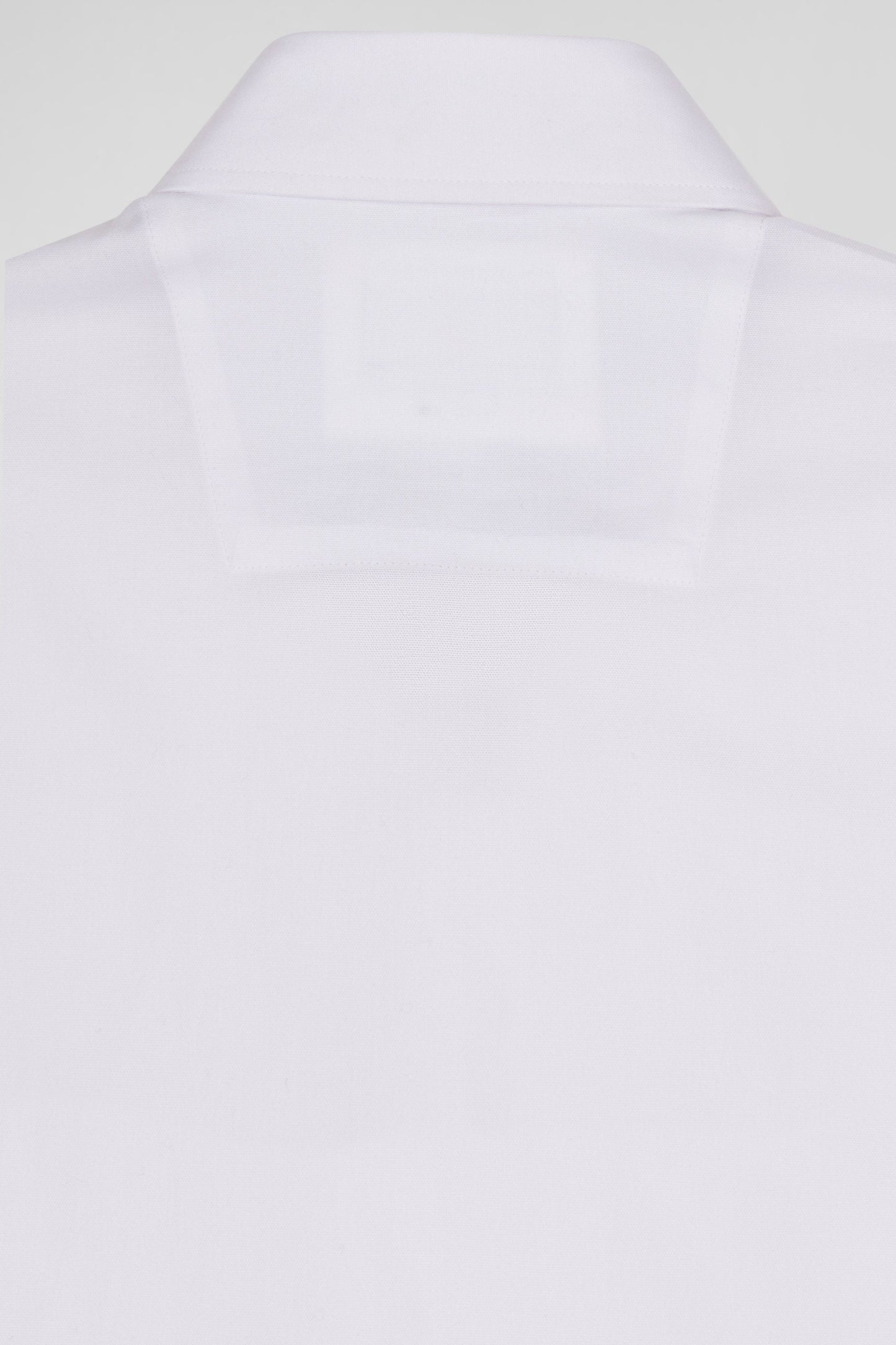 Chemise manches courtes en coton blanc coupe Regular - Image 10