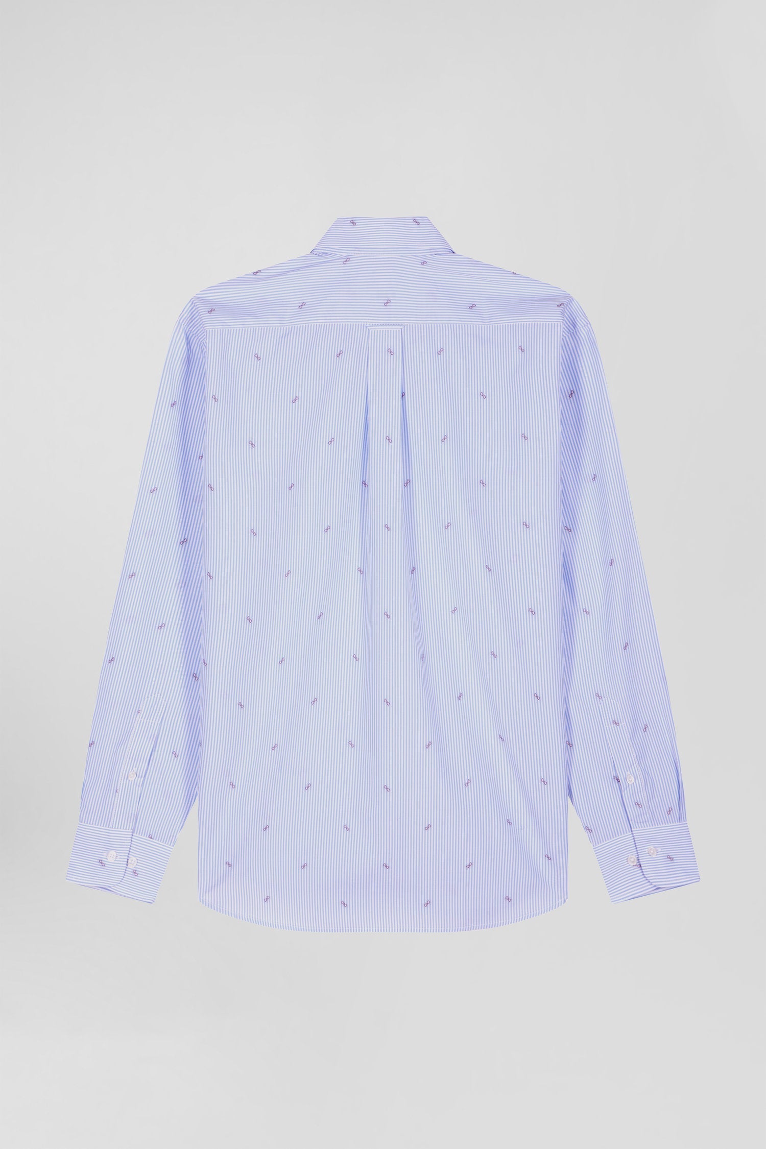 Chemise en coton ciel coupe Regular