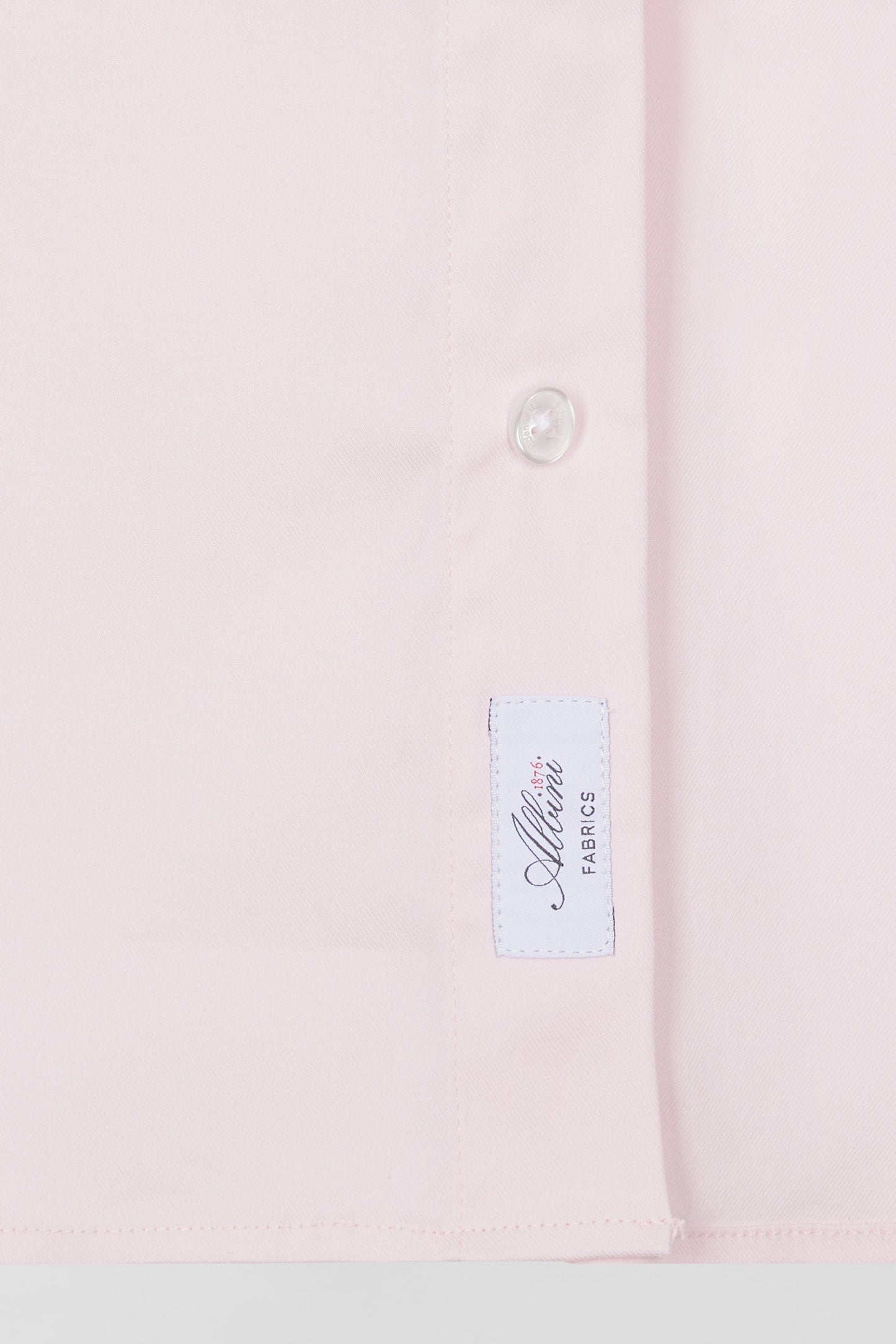 Chemise unie rose en coton stretch mélangé coupe Regular - Image 9