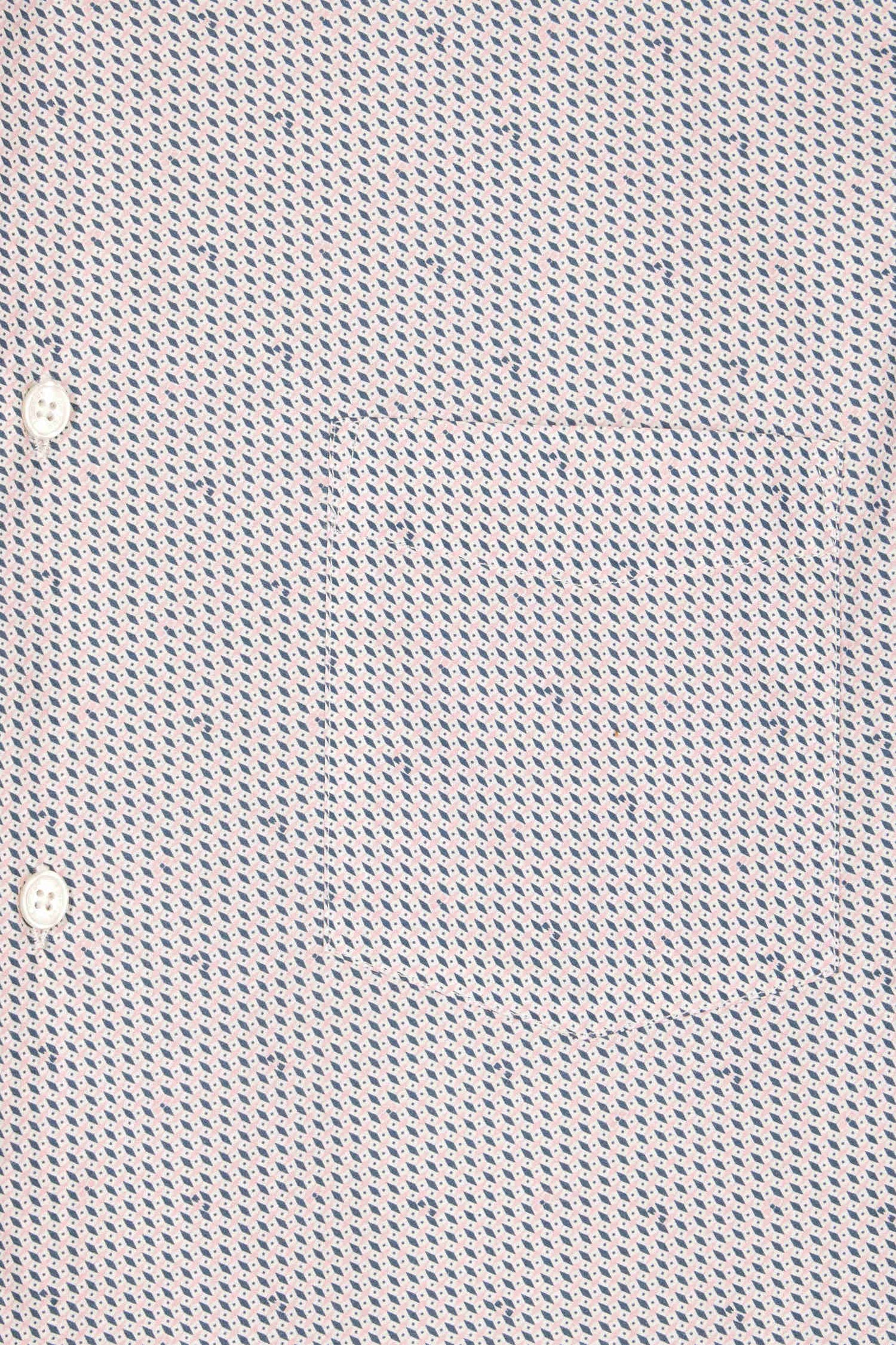 Chemise en coton à micro-motifs rose coupe Slim - Image 9