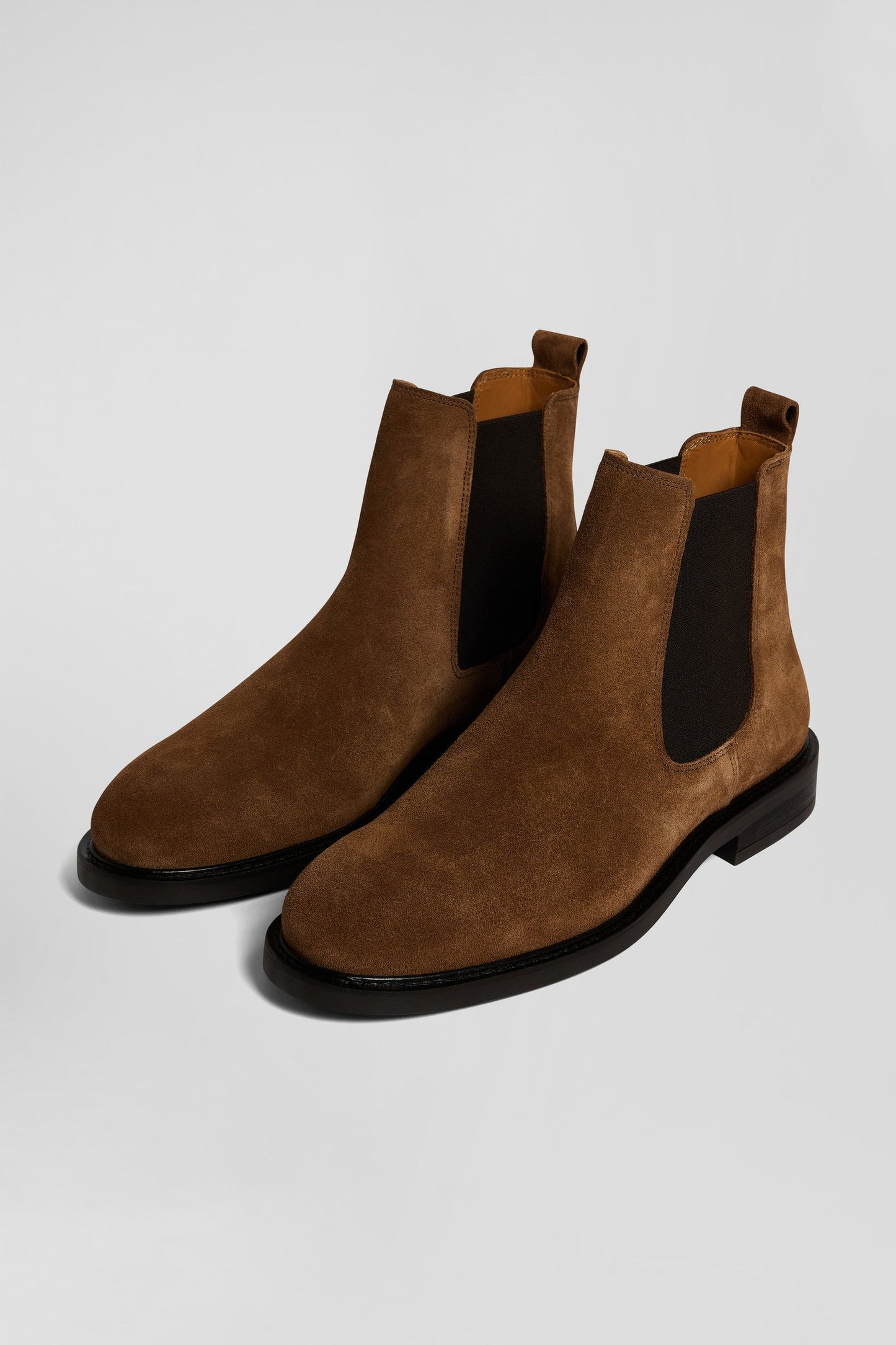 Chelsea boots en cuir de vachette marron - Image 3