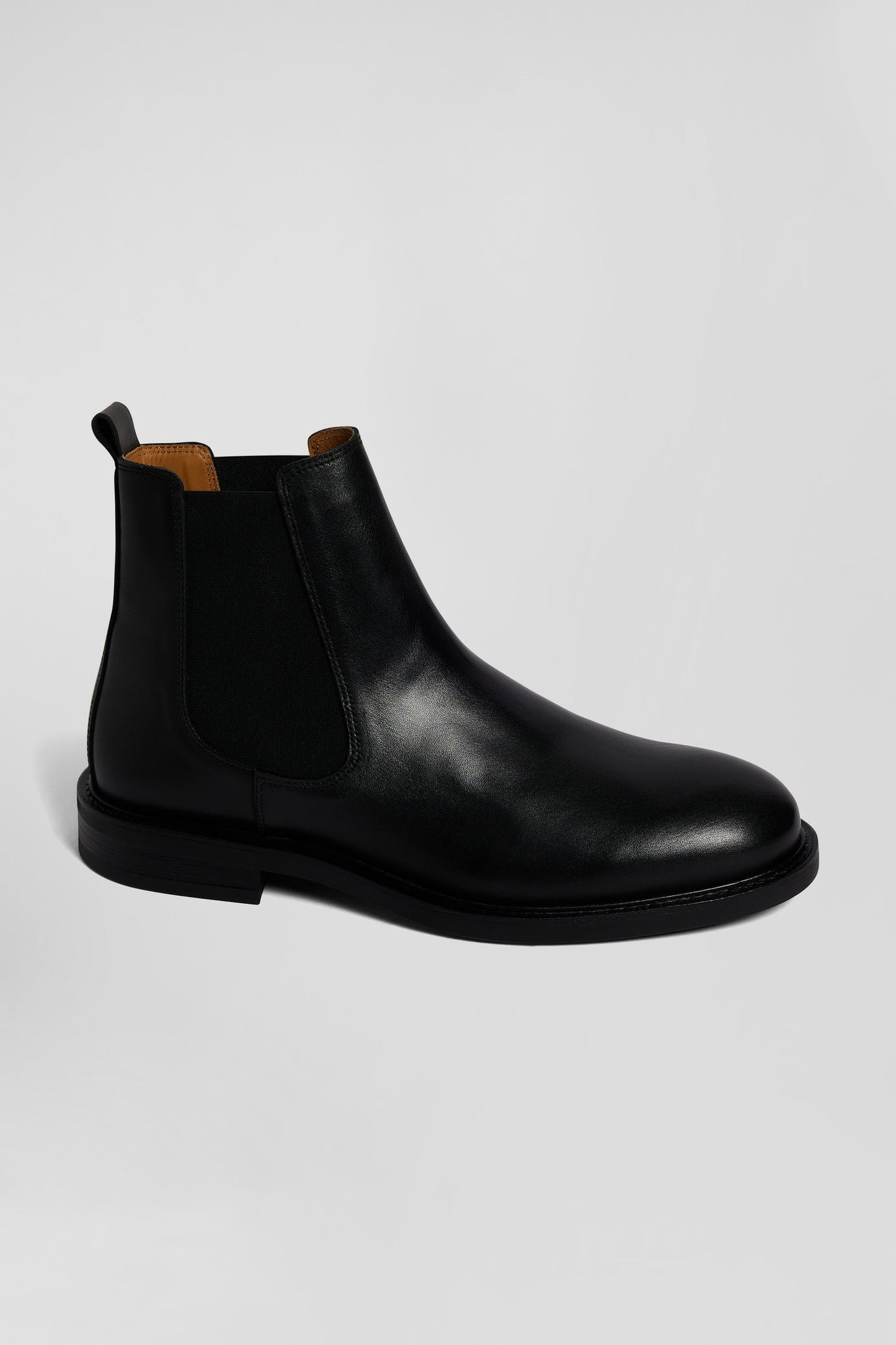 Chelsea boots en cuir noir - Image 1