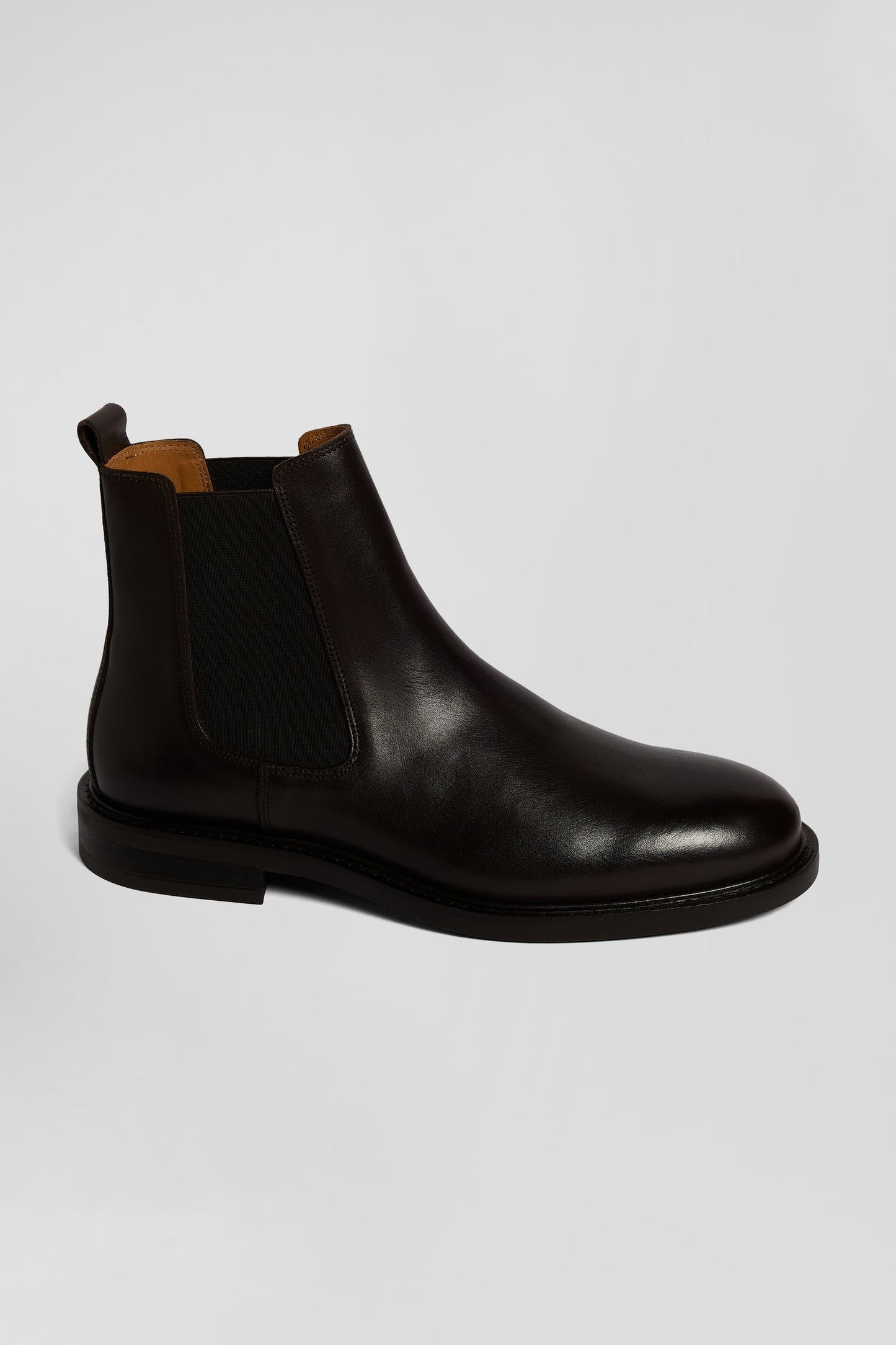 Chelsea boots en cuir marron - Image 1