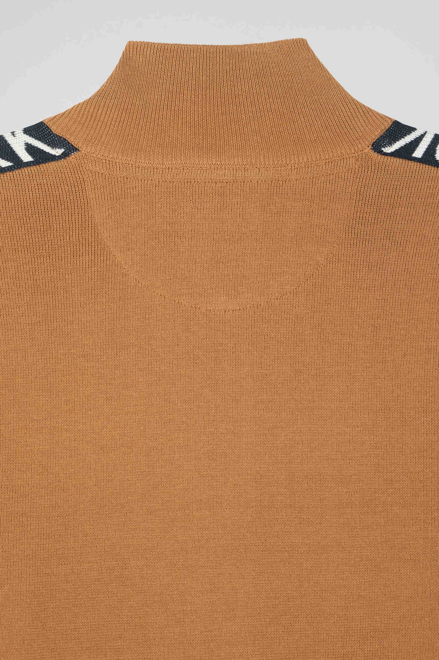 Cardigan zippé en coton milano camel coupe Regular - Image 10