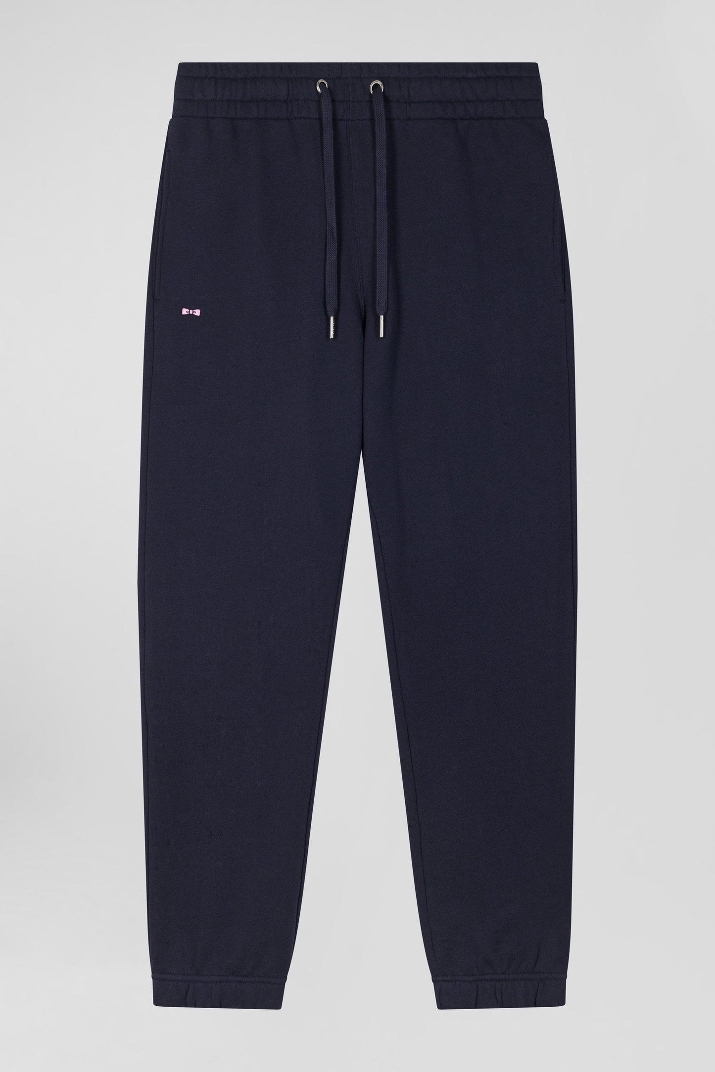 Pantalon jogging en molleton gratté bleu marine coupe Regular - Image 2