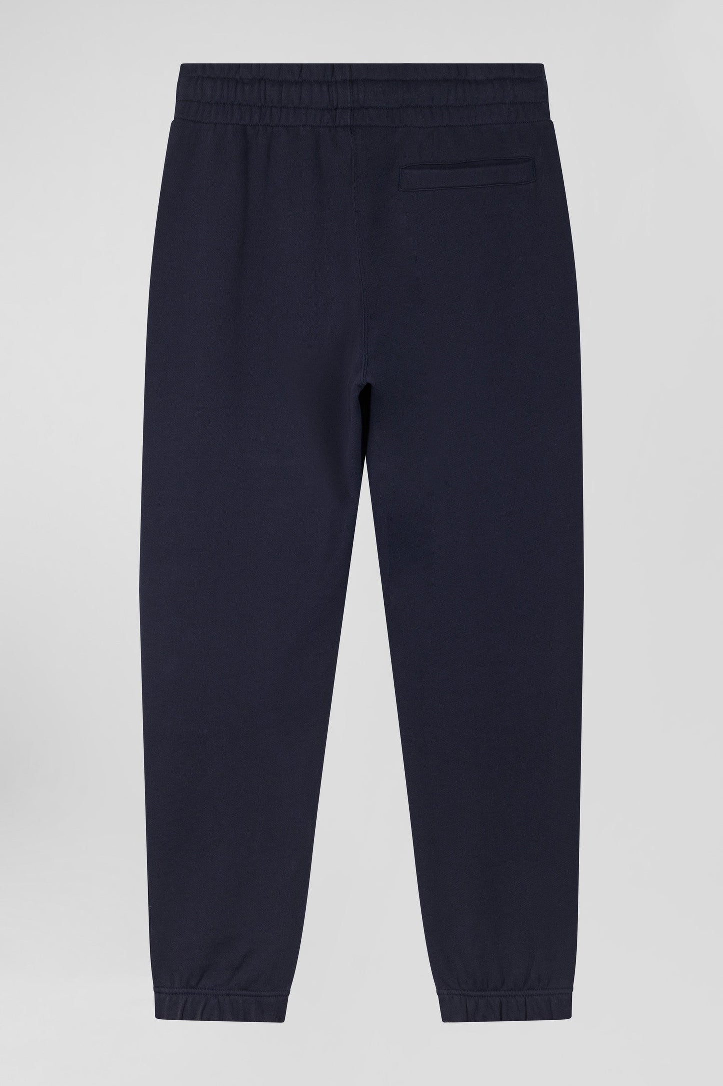 Pantalon jogging en molleton gratté bleu marine coupe Regular - Image 4