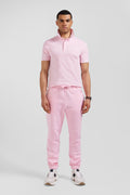 Pantalon jogging en molleton gratté rose coupe Regular